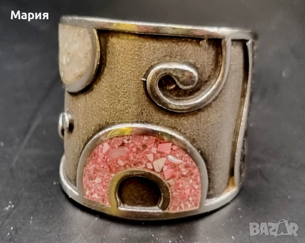 СРЕБЪРЕН ПРЪСТЕН, снимка 3 - Пръстени - 53565075