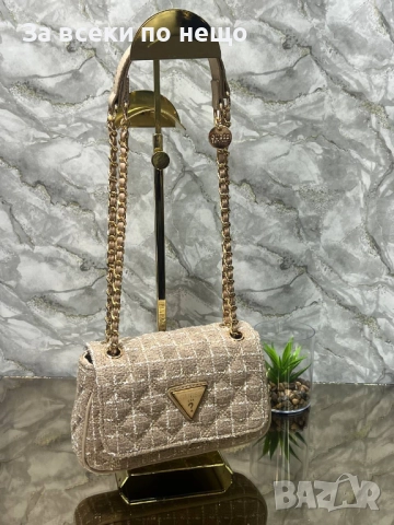 Guess Дамска Чанта С Дълга Дръжка Синджри За През Рамо - Налични Различни Цветове Код SK188, снимка 3 - Чанти - 52518483