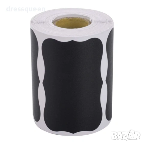 4710 Комплект 120 черни етикета за организация на дома – водоустойчиви и изтриваеми, снимка 4 - Други стоки за дома - 53771906