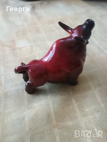 Красив керамичен бик-2, снимка 3 - Декорация за дома - 50094035
