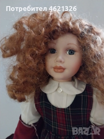 Винтидж порцеланова кукла на Х. Самюел Линдзи, колекционерска лимитирана серия като нова, снимка 8 - Декорация за дома - 52069242