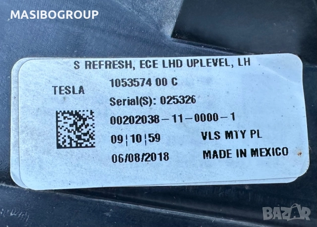 Фарове Full Led фар за Тесла Tesla S фейс, снимка 13 - Части - 42814259