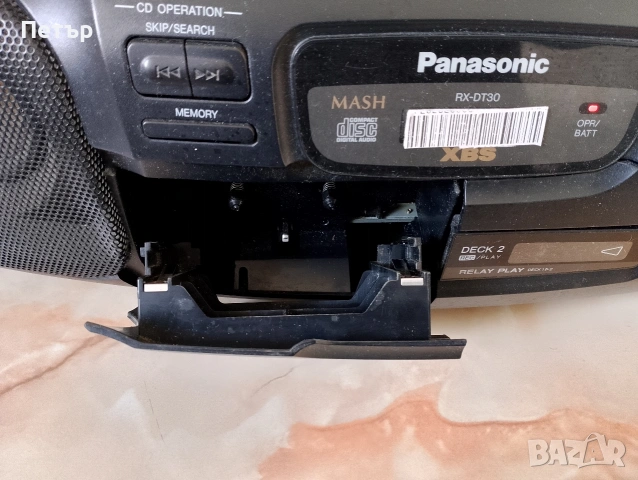 Продавам бумбокс Panasonic DT-BX30, снимка 3 - Радиокасетофони, транзистори - 53717022