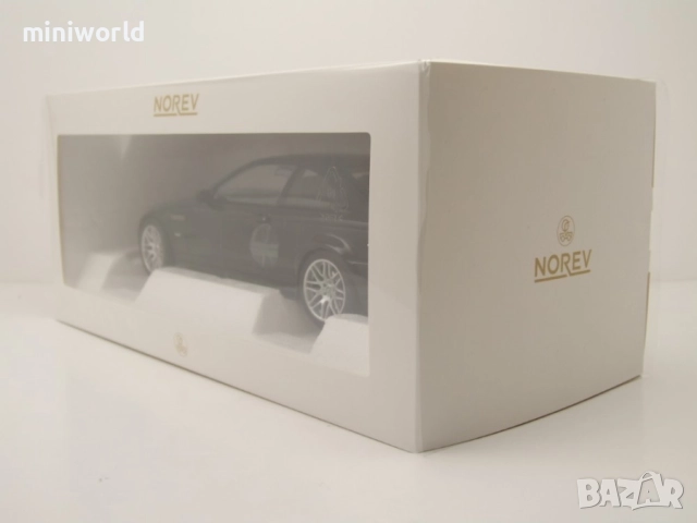 BMW M3 CSL E46 2003 - мащаб 1:18 на Norev моделът е нов в кутия., снимка 11 - Колекции - 52176627