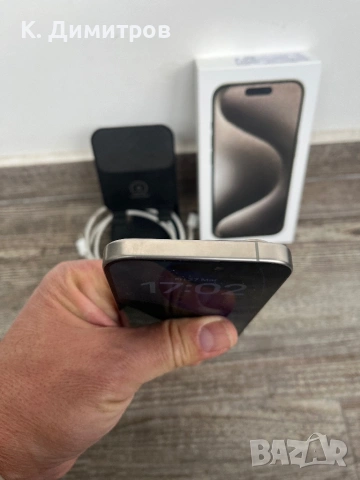 iPhone 15 Pro 128GB КАТО НОВ!!!, снимка 5 - Apple iPhone - 53999365
