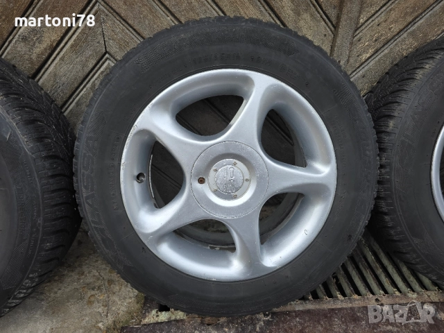 Алуминиеви джанти марка OZ, 15 цола, 5х112 със зимни гуми, снимка 3 - Гуми и джанти - 52241074