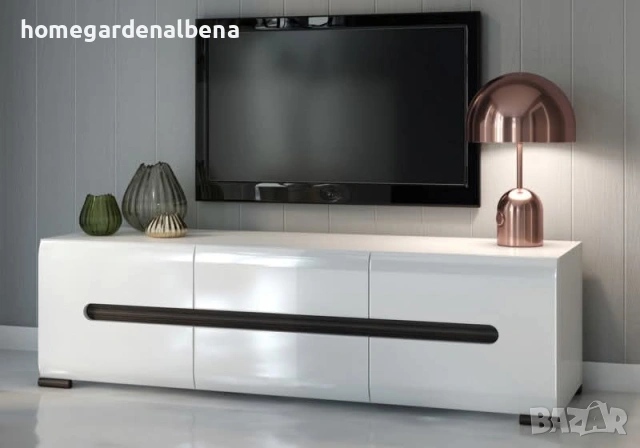 ТВ шкаф AZTECA TRIO – модерна зона за забавление! 🎬, снимка 5 - Шкафове - 54094864