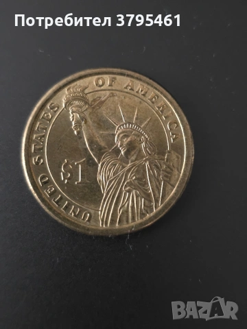 Рядка монета от един долар, снимка 2 - Нумизматика и бонистика - 53909454