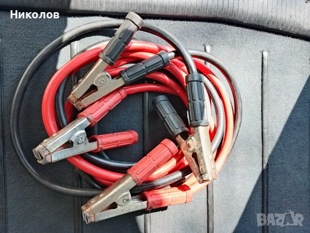 Стартови кабели за ток БГ  5еvro 3м!Перфектни!, снимка 2 - Аксесоари и консумативи - 54172432
