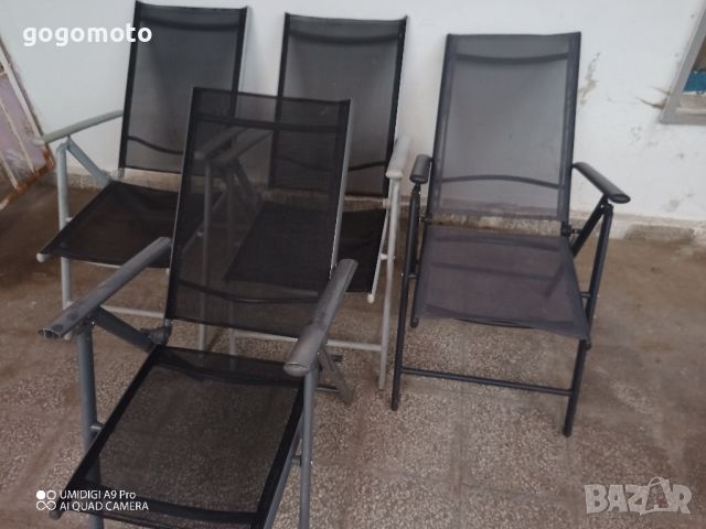 сгъваем стол, шезлонг за плаж, сгъваем стол с много позиции , снимка 15 - Градински мебели, декорация  - 45521270