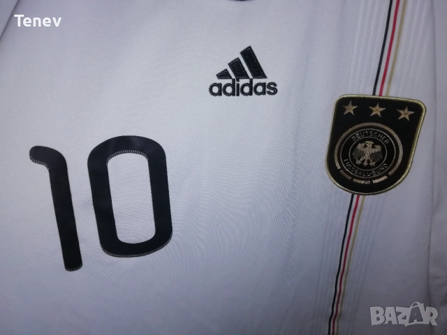 Germany Podolski Adidas оригинална тениска фланелка Германия Подолски футболна , снимка 3 - Тениски - 39265560