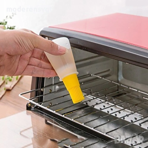 Силиконова готварска четка за мазане с контейнер, снимка 4 - Други стоки за дома - 53430385