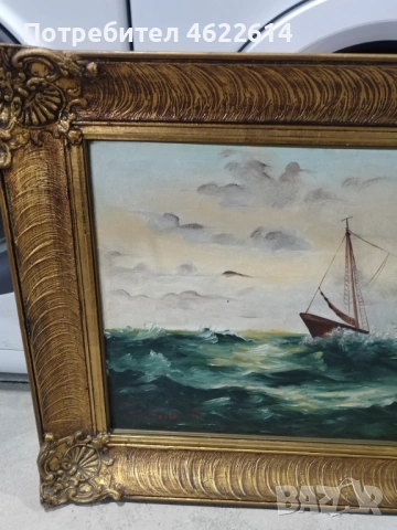 КРАСИВА АВТОРСКА КАРТИНА МАСЛЕНИ БОИ ВЪРХУ ПЛАТНО , снимка 6 - Картини - 53117957