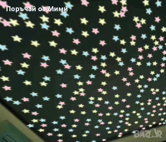 Светещи фигурки за стена – звезди и луни в цветен микс, снимка 5 - Други стоки за дома - 52208854