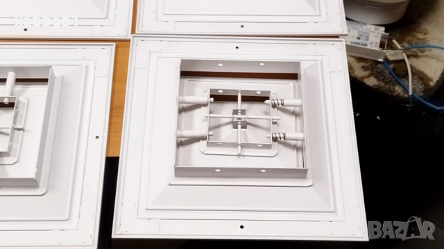 Вентилационна  решетка - Алуминиев дифузор за въздуховоди 30/30см 4бр, снимка 5 - Строителни материали - 53375246