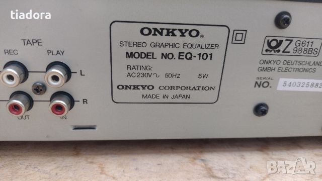 Onkyo EQ-101 Voicing equalizer, снимка 9 - Еквалайзери - 46644021