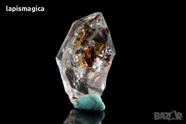 Петролен кварц кристал 3.3ct флуоресцентен #10, снимка 2 - Други ценни предмети - 46563805