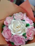 букети със сатенени рози , снимка 2