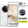 Realme 16 Pro+ 14 Pro+ 12 Pro+ GT 7 Pro / 3D ЦЯЛО ЛЕПИЛО Извит стъклен протектор за екран, снимка 2