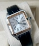 Cartier Santos - Dumont 38mm SWISS Movement Steel Rose Gold Дамски / Унисекс Различни Варианти, снимка 3