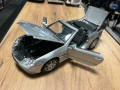MOTOR MAX колекционерски модел MERCEDES SL500 ROADSTER 1999 г.1:18 55 лв. / 28.12 €, снимка 4