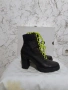 Продавам НОВИ ALDO Боти от Естествена Кожа с Неонови Връзки, снимка 2