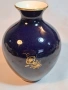 немска порцеланова ваза кобалт с позлата М1, снимка 3