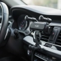 Гравитационна стойка за телефон за кола KLGO Z19 – 360° въртене, монтаж на климатична решетка, снимка 2