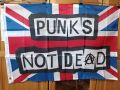 PUNKS NOT DEAD Flag, снимка 1