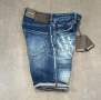DSQUARED2 Мъжки Сини Къси Дънки С Накъсан Ефект🔝Дамски Къси Дънкови Панталони Код Mens P.193, снимка 2