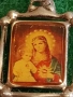 ВИНТИДЖ СРЕБЪРЕН МЕДАЛЬОН с ИЗОБРАЖЕНИЕ на БОГОРОДИЦА и МЛАДЕНЕЦА 37862, снимка 3