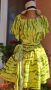 Жълта рокля ,размер С-М, снимка 1 - Рокли - 45934931