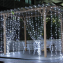 Коледна украса - LED светеща завеса, 300x60 см., снимка 1 - Други - 44987131
