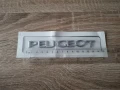 сребрист надпис Peugeot нов стил малък размер, снимка 2