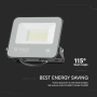 Нов Външен LED прожектор 30W 4000K IP65 135lm/W черен за склад гараж мазе, снимка 7