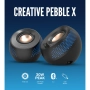 Озвучителна система Creative Pebble X 2.0 USB-C, RGB подсветка, снимка 1