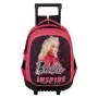 Ученическа чанта - Elementary Pink Black Barbie Trolley арт 239688, снимка 1