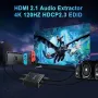 Нов Аудио конвертор HDMI към HDMI SPDIF/4K 120Hz HDMI 2., снимка 7