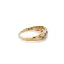 Златен дамски пръстен с 5 бр. брилянта 1,60гр. размер:57 9кр. проба:375 модел:23570-1, снимка 3