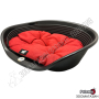 Легло за Куче/Коте - Черно-Червена разцветка - 2 размера - Siesta Deluxe - Ferplast, снимка 1 - За кучета - 44971174