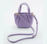 Малка дамска чанта ZARA цвят Лавандулово лилаво, снимка 1
