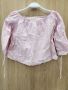 Розова блуза райе, снимка 1 - Блузи с дълъг ръкав и пуловери - 45584169