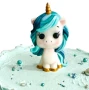 Еднорог Unicorn части силиконов молд форма фондан шоколад гипс декор, снимка 4