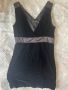 Черна рокля HM плюш, снимка 1 - Рокли - 45341199