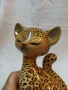 2 уникално красиви порцеланови фигури на Goebel- Kitti de luxe -Leopard в отличен колекционерски вид, снимка 6