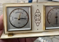 Стар  и много рядък немски барометър с хигрометър SIEMENS, снимка 14