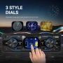 1-DIN автомобилен MP3 плейър с Bluetooth, с ДУ и 2.17” цветен дисплей с тъчскриин , снимка 3