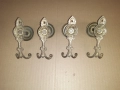 Стари красиви бронзови закачалки - 4 броя . Закачалка, снимка 5