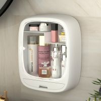 Висящ шкаф за баня, предназначен за съхранение на кремове, грим и разнообразна козметика. Подходящ з, снимка 3 - Шкафове - 45775406