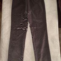Елегантен мъжки панталон от тъмнокафяво кадифе - номер 46, снимка 4 - Панталони - 45267084